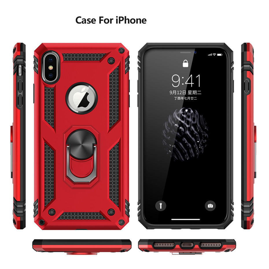 TOKERSE iPhone 11 Pro Max X 6 6S 7 8 Plus Magnetic Phone Case